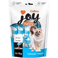 Calibra Joy Cat Yummy meat paste with salmon 5 × 15 g - Cat Treats