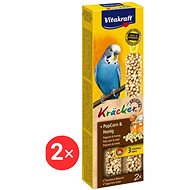Vitakraft Kracker andulka popcorn+honey 2 × 2 pcs - Birds Treats