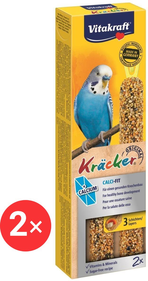 Vitakraft Kracker andulka Calci-Fit 2 × 2 pcs - Birds Treats