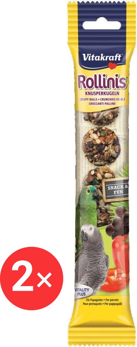 Vitakraft Rollinis parrot 2 × 7 pcs - Birds Treats