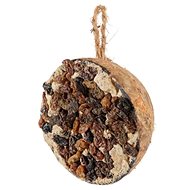 Zolux half coconut stuffed with suet and raisins for titmice 200 g - Tallow Ball