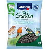 Vitakraft Vita Garden Classic Sunflower Black 1 kg - Bird Feed
