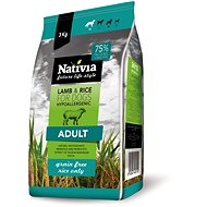 Nativia Adult Lamb & Rice 3kg - Dog Kibble