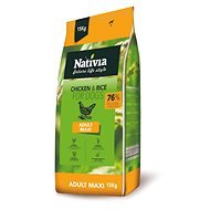 Nativia Adult maxi - Chicken & Rice 15 kg - Granuly pre psov