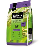 Nativia Senior & Light - Chicken & Rice 3kg - Dog Kibble