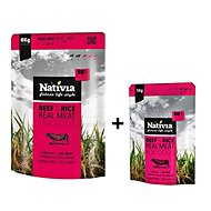 Nativia Real Meat - Beef & Rice 8kg + 1kg Free - Dog Kibble