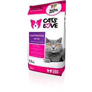 Cat's Love Castrated 1,5kg - Cat Kibble