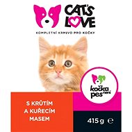 Cat´s Love turkey with chicken 415 g - Canned Food for Cats