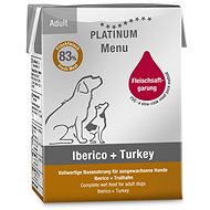 Platinum natural menu iberico turkey 375 g - Pate for Dogs