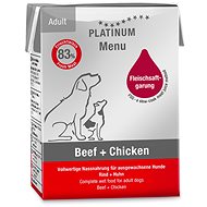 Platinum natural menu beef chicken 375 g - Pate for Dogs