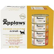 Applaws Canned Cat Food Multipack Chicken Selection 12 × 70g - Canned Food for Cats