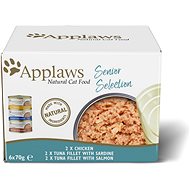 Applaws  Senior Cat Canned Food, Multipack 6 × 70g - Canned Food for Cats