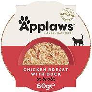 Applaws bowl of Cat Pot chicken breast and duck 60 g - Cat Food in Tray