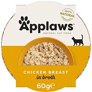 Applaws bowl of Cat Pot chicken breast with rice 60 g - Cat Food in Tray