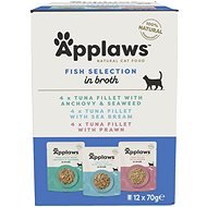 Applaws Pouch Cat Multi-pack Fish Selection 12 × 70g - Cat Food Pouch