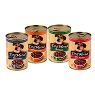 Dog Menue mix balenia – 4 príchute – hovädzie, hydinové, pečeň, kuracie – 20× 415 g - Konzerva pre psov