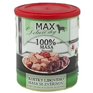 MAX Deluxe Venison Chunks 400g, 6 pcs - Canned Dog Food