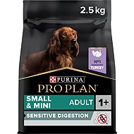 PRO PLAN Small & Mini Adult Sensitive Digestion Grain Free dry food for dogs, turkey 2.5kg - Dog Kibble