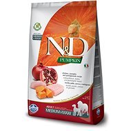 N&D Grain Free Pumpkin Dog Adult M/L Chicken & Pomegranate 12kg - Dog Kibble