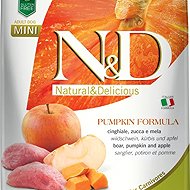 N&D Pumpkin Dog Adult Mini Boar & Apple 2,5 kg - Dog Kibble