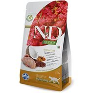 N&D grain free quinoa cat skin & coat quail & coconut 1,5 kg - Granule pre mačky