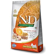 N&D Ancestral Grain Dog Adult Mini Codfish & Orange 2,5 kg - Dog Kibble