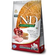 N&D Ancestral Grain Dog Senior Medium & Maxi Chicken & Pomegranate 12 kg - Dog Kibble