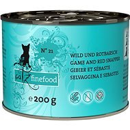 Catz Finefood - with Game and Perch 200g - Canned Food for Cats