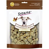 Dokas – Kuracie kocky s quinoou a brokolicou 150 g - Maškrty pre psov