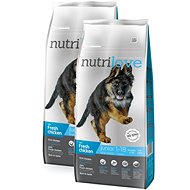 Nutrilove JUNIOR L Fresh Chicken 2 × 12kg - Pet Food Set