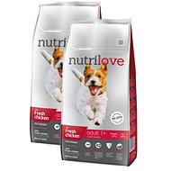 Nutrilove ADULT S Fresh Chicken 2× 8kg - Pet Food Set