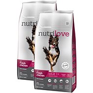 Nutrilove ADULT M Fresh Chicken 2× 8kg - Pet Food Set