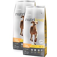 Nutrilove ACTIVE Fresh Chicken 2× 12kg - Pet Food Set