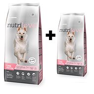 Nutrilove SENSITIVE Lamb and Rice 12kg + 3kg Free - Dog Kibble
