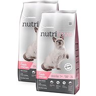 Nutrilove STERILE Cat Fresh Chicken 2 × 7kg - Pet Food Set