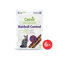 Canvit Snacks CAT Hairball Control 6 × 100 g - Cat Treats