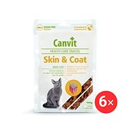 Canvit Snacks CAT Skin & Coat 6 × 100 g - Cat Treats