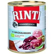Rinti Kennerfleisch konzerva hydinové srdiečka 800 g - Konzerva pre psov