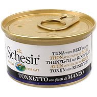 SCHESIR Tuna + Beef + Rice Jelly 85g - Canned Food for Cats