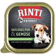 FINNERN Trays Rinti Feinest Poultry + Vegetables 150g - Dog Food in Tray