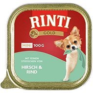 Rinti Gold Mini vanička jeleň + hovädzie 100 g - Paštéta pre psov