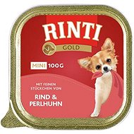 Rinti Gold mini pate beef + guinea fowl 100 g - Pate for Dogs