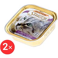 MISTER STUZZY Tub ham 2 × 100 g - Cat Food in Tray
