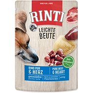 FINNERN Pouch Rinti Leichte Beute  Beef + Poultry Heart 400g - Dog Food Pouch