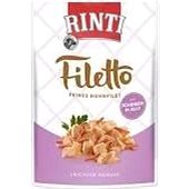 Rinti Filetto kapsička kura + šunka v želé 100 g - Kapsička pre psov