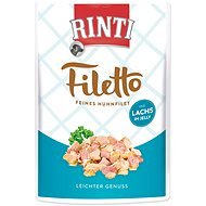 Rinti Filetto Kapsička kura + losos v želé 100 g - Kapsička pre psov