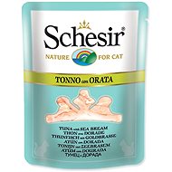 SCHESIR tuna fish + sea bream in broth 70g - Cat Food Pouch