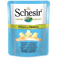 SCHESIR pouch chicken + mullet in broth 70g - Cat Food Pouch