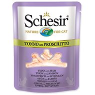 SCHESIR tuna + ham in broth 70g - Cat Food Pouch