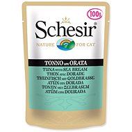 SCHESIR Kapsička tuniak + pražma 100 g - Kapsička pre mačky